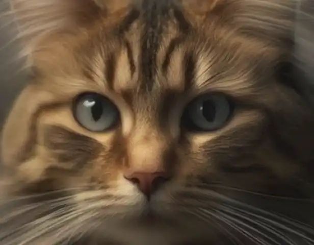Image should show the symptoms and treatments of feline depression, including lethargy, loss of appetite, sadness, and changes in behavior.