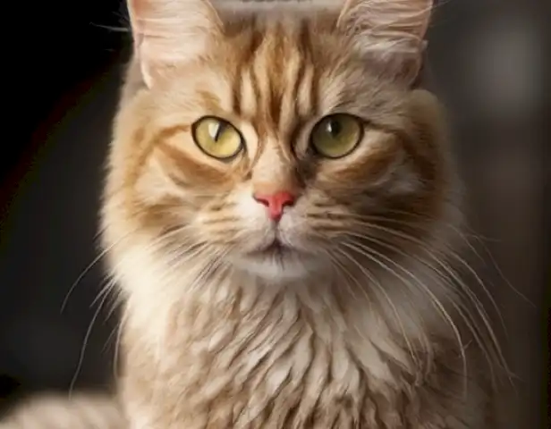 image of a healthy cat with a long life span.