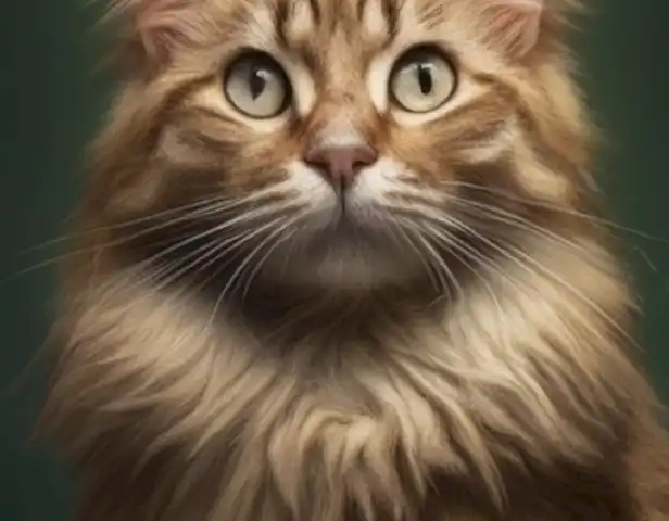 Image should depict a cat with a healthy coat free from garrapatas.