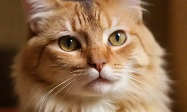 Un disparo de cerca de una piel de gatos, colores vibrantes, patrones intrincados, formas giratorias, enfoque suave, iluminación natural, tonos cálidos, textura sutil, bigotes, orejas y detalles de la nariz