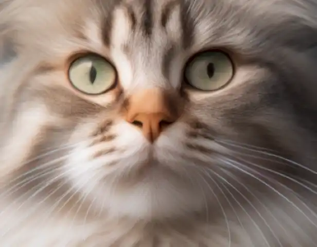 image of your article Salud ósea en gatos: consejos y recomendaciones para mantener la salud de tu felino should show a graphic or image of cats with healthy, happy-looking eyes and a clear and easy-to-read text that provides helpful information about feline kidney health.