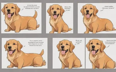 Imagen de labrador con Captions