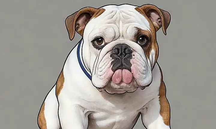 Bulldog robusto de Francia, macho, compañero y guía