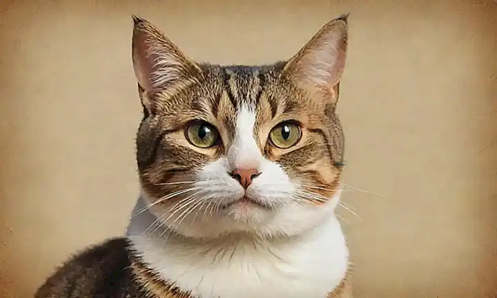 Ilustración de gato graciosa con fondo texturado, 7 razones por las que Ronroneo está cerca del dueño