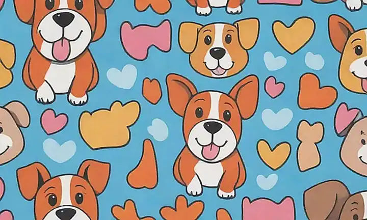 Papel de pared con perros