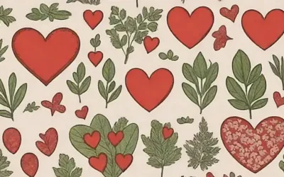 Un corazón rojo