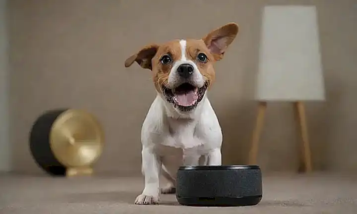 Un perro ladrando
