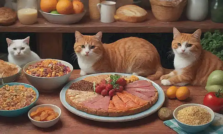 Una imagen colorida de comida