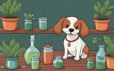 Illustration de estilo clásico con perro