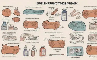 Un gráfico de salud muestra síntomas y opciones de tratamiento para la enfermedad renal felina