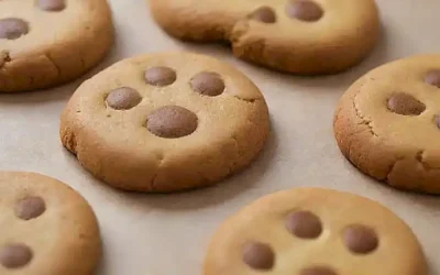 Cookies de chocolate con huellas de paw