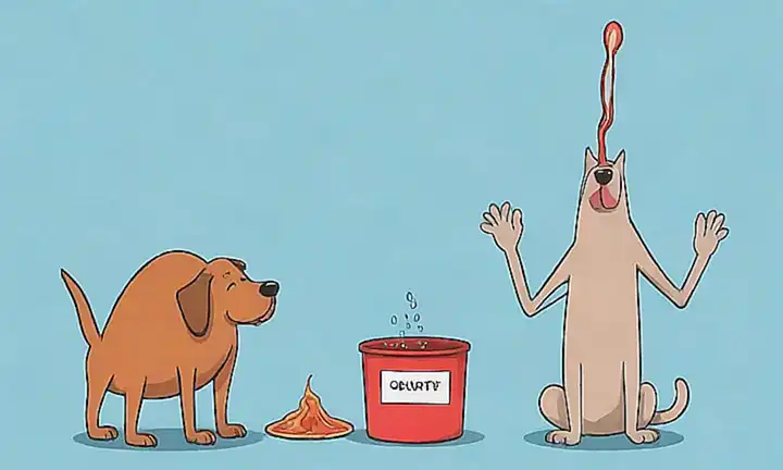 Ilustraciones abstractas de perros