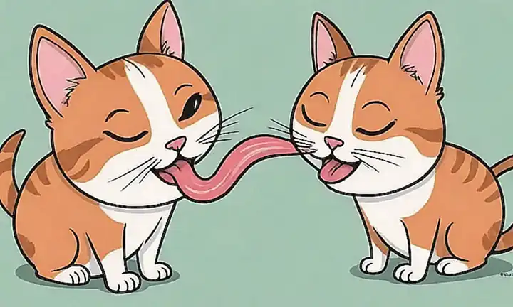 ¿Qué significa que los gatos lachen excesivamente?