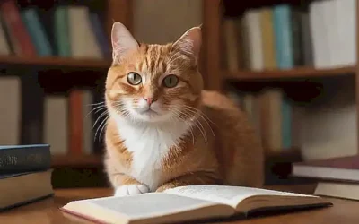 Ilustraciones de gatos vibrantes