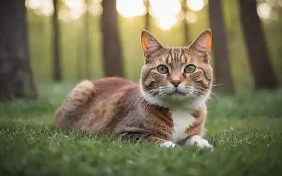 Impresos de naturaleza tranquilizantes para gatos con consejos de expertos para la ansiedad felina