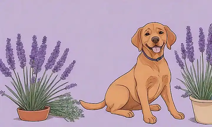 El aceite esencial de la lavanda es un repelente de parásitos para perros con aroma relajante