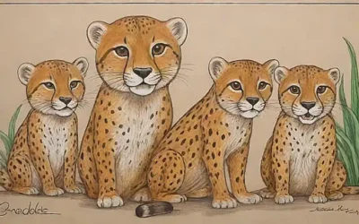 Una obra de arte con mapeadas de zorros y curiosidades sobre las leones
