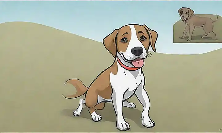 Un dibujo de perro acompaña a la conclusión sobre que los perros viven por lo regular entre 10 y 13 años