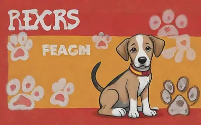 Un mapa de España con huellas de perros y el himno español