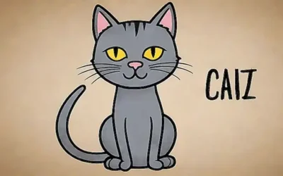 Un gato angustiado con diez olores desagradables impresos