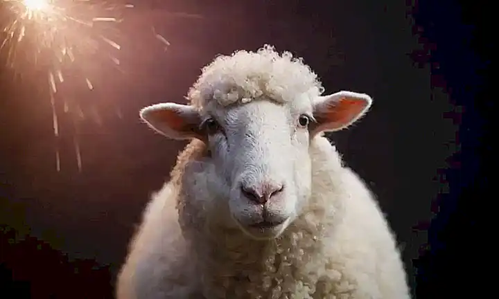 **Un espacio surreal con Dolly y partículas de ciencia.**