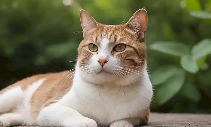 Un gato relajado con escenas de naturaleza y consejos para reducir el estrés felino