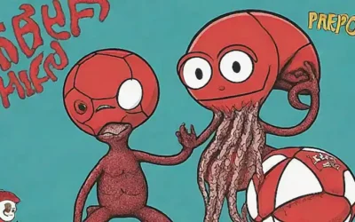 Las paredes ilustran al “pulpo” como oráculo y su legado futbolístico