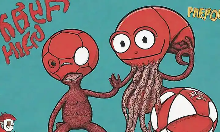 Las paredes ilustran al “pulpo” como oráculo y su legado futbolístico