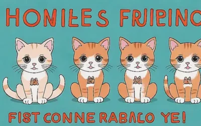 Ilustración de gatitos con consejos para la constipación