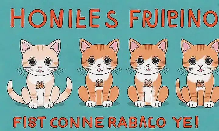 Ilustración de gatitos con consejos para la constipación