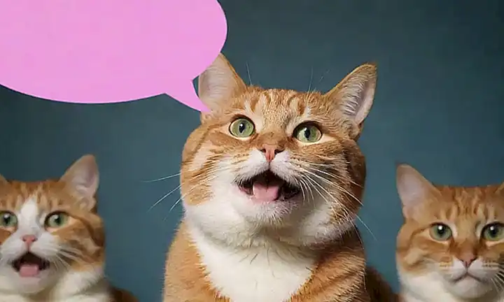 Gatos vibrantes