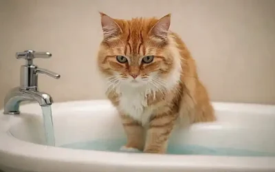 Error común en el baño de gatos