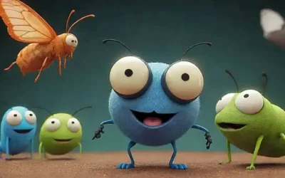 Insectes en el fondo de un gato