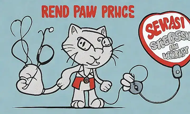 Un gráfico con huellas de patas de gato y texto Enfermedad Renal