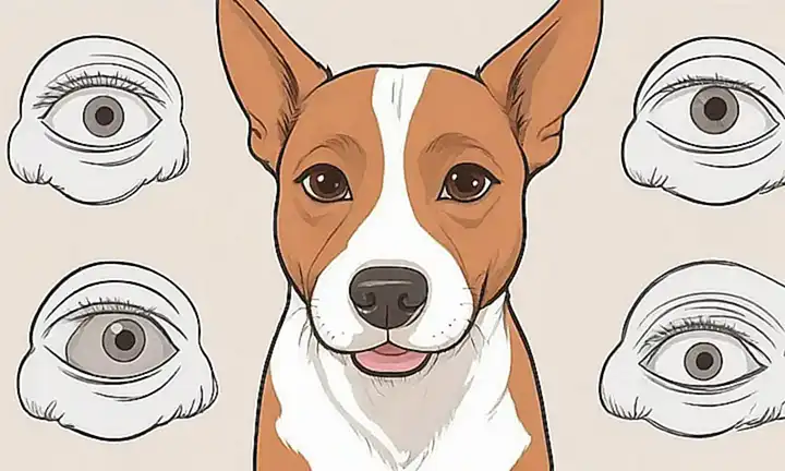 Guías de limpieza de ojos de perro, usando productos suaves unas pocas veces al mes
