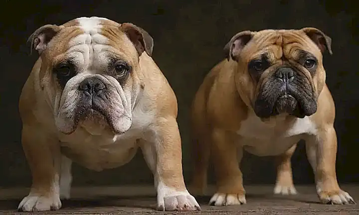 Imagen de bulldog: variantes masculinos y femeninos