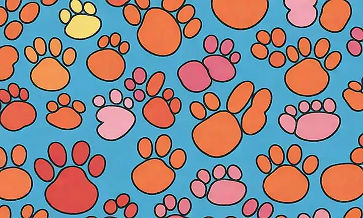 Illustration de patas del perro con remedios para alergias