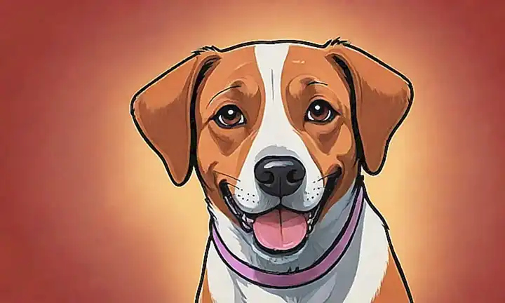 Un retrato de perro con ilustraciones de los beneficios para su salud