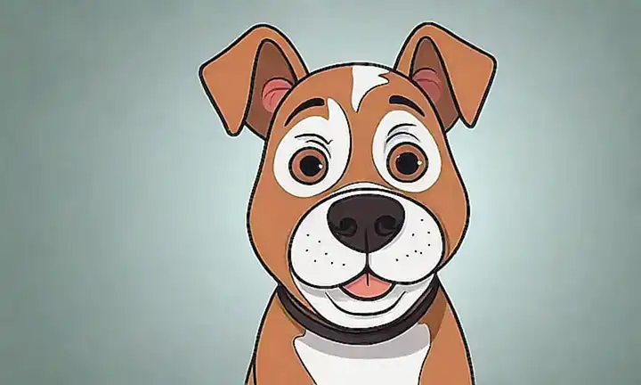 Un perro con rostro ansioso, aprendiendo consejos de relajación