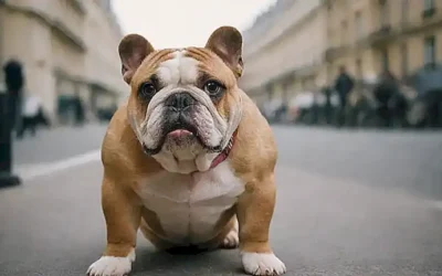 Es un bulldog francés.