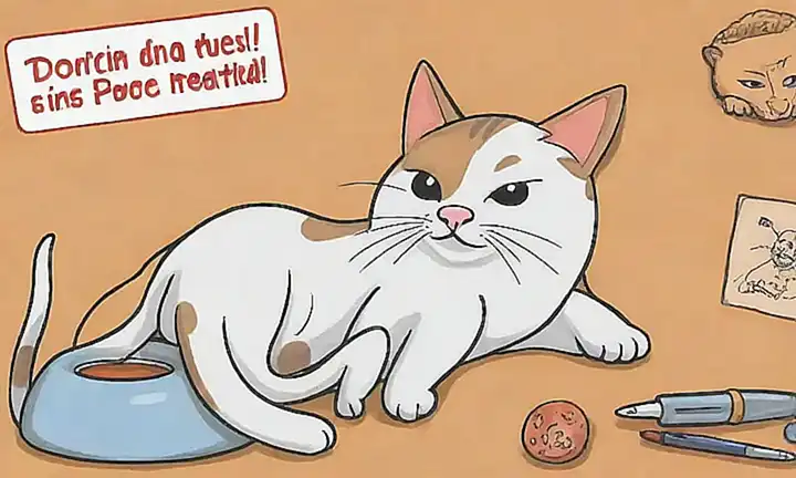 Atención: enfermedades felinas contagiosas. Evite la propagación. (Attention: contagious feline diseases. Avoid spreading.)