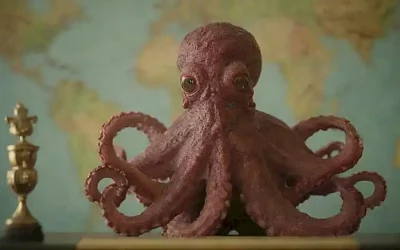 Un retrato del octopus de Paul El Pulpo