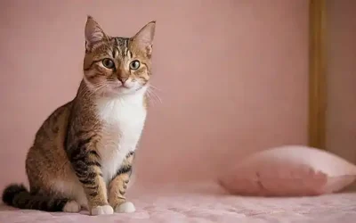 El papel de pared inspira confianza felina que beneficia a los humanos