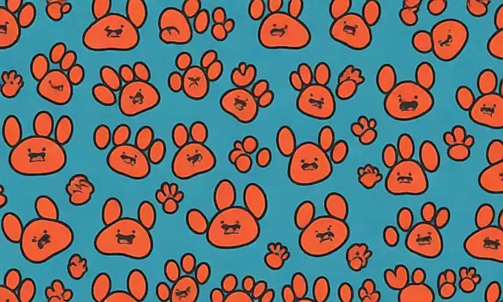 Perritos alertan con estampados de huellas y urgencia para la detección