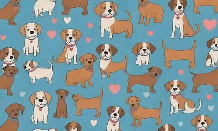 La wallpaper muestra perros