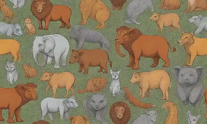 Un wallpaper con 10 mamíferos sorprendentes ilustrados para diversos ambientes