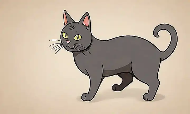 Imagen de gato con aviso urgente de veterinario