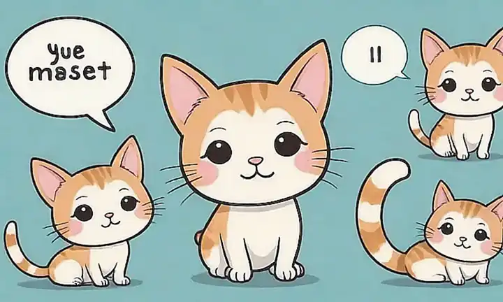 Imágenes adorables de gatos, texto conmovedor y confianza palpable