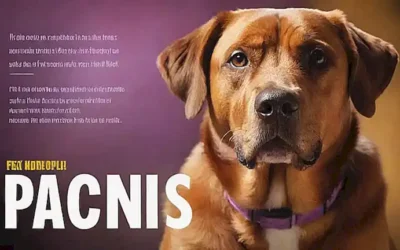 Un retrato de perro vibrante con texto en negrita anuncia 10 Secretos y adelanta los secretos del pastor