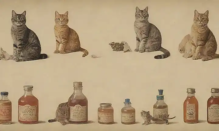 Ilustraciones católicas del pasado con estética vintage